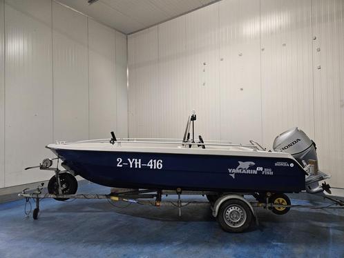 Yamarin 470 consoleboot + Honda 60pk buitenboordmotor (2022), Watersport en Boten, Vis- en Consoleboten, Buitenboordmotor, 50 tot 70 pk