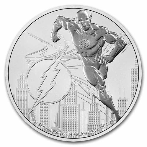 Niue - DC Comics - #5 The Flash 1 oz 2022 (15.000 oplage), Postzegels en Munten, Munten en Bankbiljetten | Verzamelingen, Munten