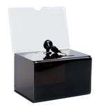 Zwarte Donatiebox met A6 Posterhouder / Suggestiebox / I...