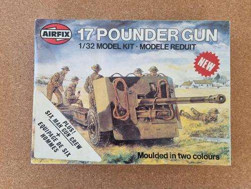 Airfix 06361-0 17 Pounder Gun 1:32, Hobby en Vrije tijd, Modelbouw | Auto's en Voertuigen, Airfix, Verzenden