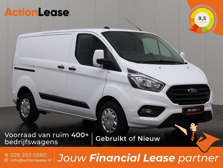 Ford Transit Custom Bestelbus L1 H1 2021 Diesel, Auto's, Ford, Dealer onderhouden, Te koop, Zwart, Handgeschakeld, Financial lease