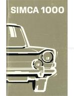 1975 SIMCA 1000 INSTRUCTIEBOEKJE NEDERLANDS, Auto diversen, Handleidingen en Instructieboekjes