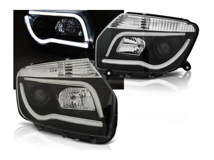 Tube light koplampen Black geschikt voor Dacia Duster, Auto-onderdelen, Verlichting, Nieuw, Dacia, Verzenden