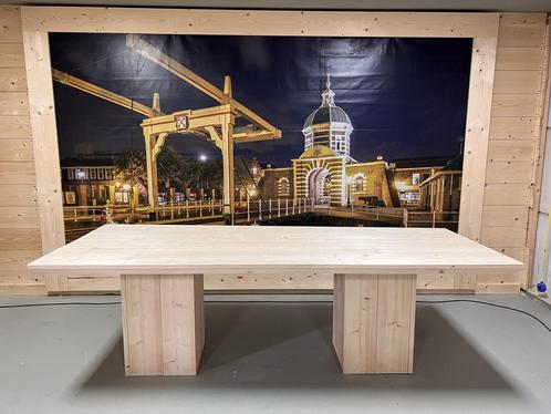 Steigerhouten Eettafel Deluxe, Huis en Inrichting, Tafels | Eettafels, Nieuw, Vijf personen of meer, Ophalen of Verzenden