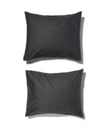 HEMA Kussenslopen 60x70cm zacht katoen donkergrijs van sale, Verzenden, Nieuw