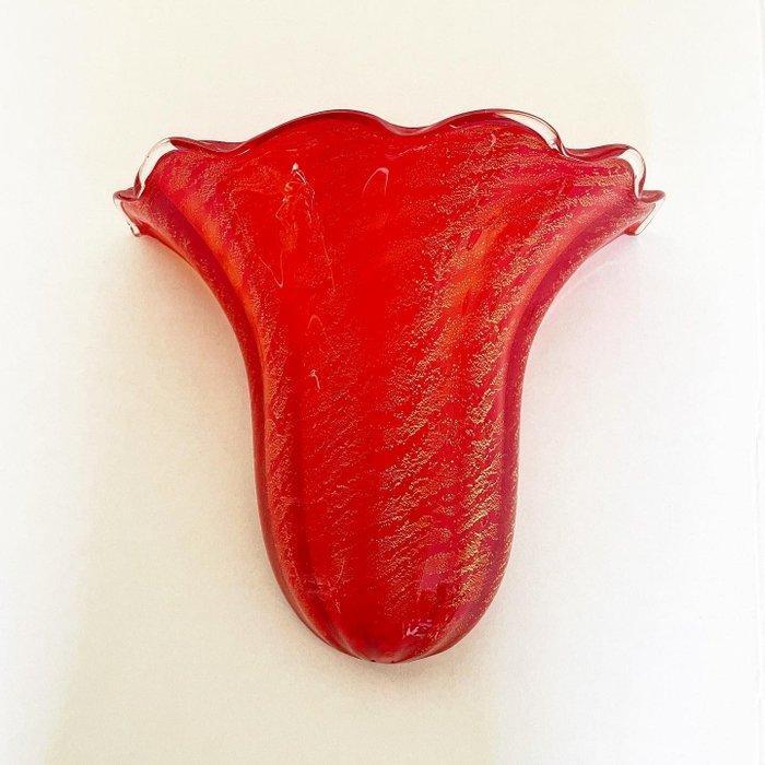 Wandkandelaar - vetro di Murano - Metaal, Glas, Antiek en Kunst, Antiek | Lampen