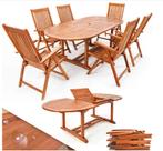 Tuinset Vanamo 7-delig Eucalyptushout FSC-gecertificeerd, Verzenden, Nieuw