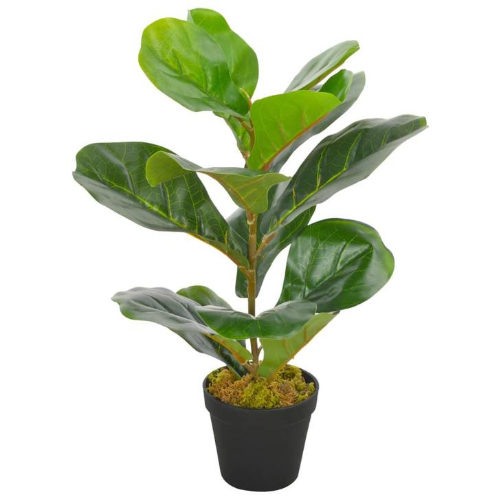 vidaXL Kunstplant met pot vioolbladplant 45 cm groen, Huis en Inrichting, Woonaccessoires | Kunstplanten en Kunstbloemen, Nieuw