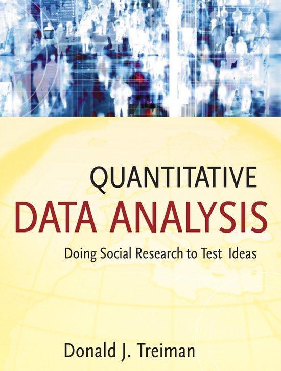 Quantitative Data Analysis 9780470380031 Donald J. Treiman, Boeken, Taal | Engels, Gelezen, Verzenden