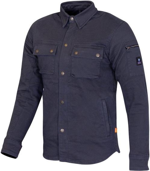 Merlin Brody D3O Donkerblauw Single Layer Motorshirt, Motoren, Kleding | Motorkleding, Heren, Nieuw met kaartje, Jas | textiel