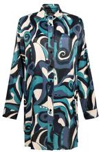 Ophilia blouse Jazz print satijn Maat:, Kleding | Dames, Verzenden, Nieuw, Overige kleuren