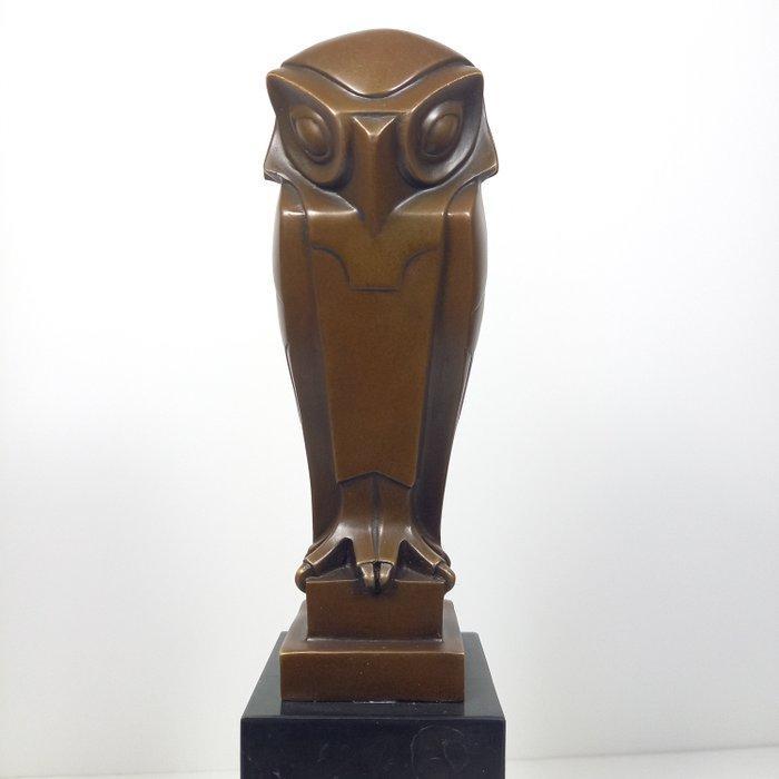 Naar: ALTORF, JOHAN COENRAAD (1876-1955) - sculptuur, Owl, Antiek en Kunst, Kunst | Designobjecten