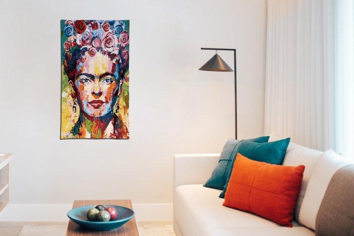 Frida Kahlo - Pop Art - Gobelin stoffen - Wandtapijt - 0.7 m, Antiek en Kunst, Antiek | Kleden en Textiel