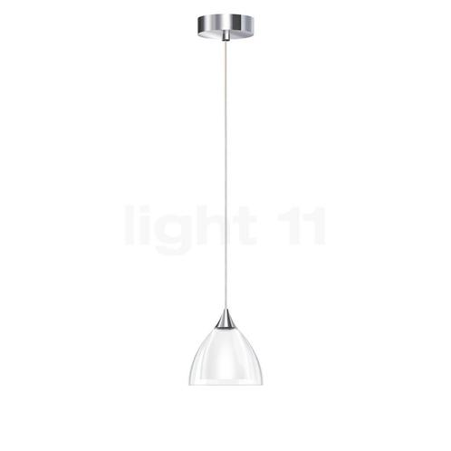 Bruck Silva Hanglamp, chroom glimmend/glas helder/opaal - 11, Huis en Inrichting, Lampen | Hanglampen, Nieuw, Verzenden