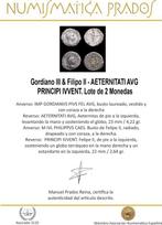 Romeinse Rijk. Gordiano III & Filipo II. AETERNITATI AVG /