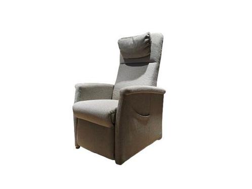 Fitform relax en sta op stoel, mini uitvoering grijs stof, Huis en Inrichting, Fauteuils, Minder dan 75 cm, Zo goed als nieuw