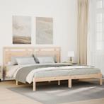vidaXL Bedframe extra lang zonder matras massief hout, Huis en Inrichting, Slaapkamer | Bedden, Bruin, Verzenden, Hout, Nieuw