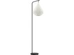 EGLO Minting Vloerlamp - E27 - 158,5 cm - Zwart/Wit - Papier, Verzenden, Zo goed als nieuw