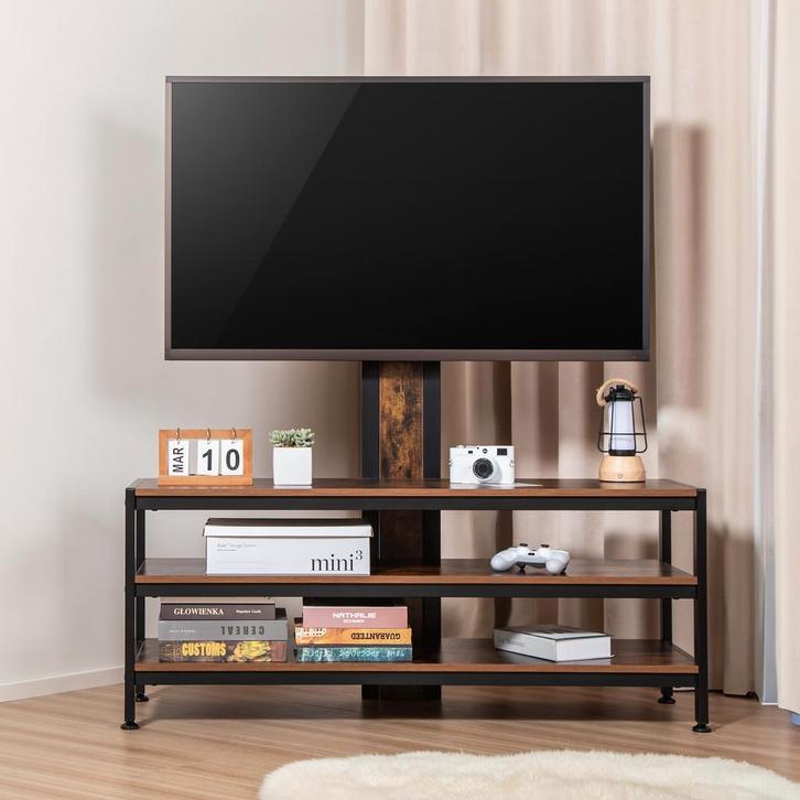 TV meubel met TV-beugel Stockholm 120x40x90/99/108 cm pro.te, Huis en Inrichting, Kasten | Televisiemeubels, Verzenden