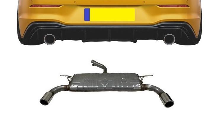 Einddemper | Volkswagen | Golf 20- 5d hat. VIII | GTI-Look |, Auto-onderdelen, Uitlaatsystemen, Nieuw, Volkswagen, Verzenden