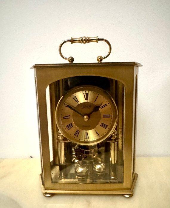 Wekker (2) - Wehrle Sanssouci - Vintage Messing - 1960-1970, Antiek en Kunst, Curiosa en Brocante