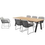 Aprilla Ambassador dining tuinset 240x100xH75 cm 7 delig, Ophalen of Verzenden, Nieuw