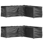 vidaXL Tuinmeubelhoezen L-vormig 2 st 16 oogjes 285x285x90, Tuin en Terras, Tuinmeubel-accessoires, Verzenden, Nieuw