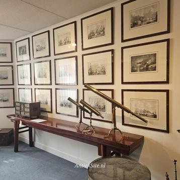 Serie van 24 lithos  Zeeslagen getekend door PJ Schotel uit beschikbaar voor biedingen