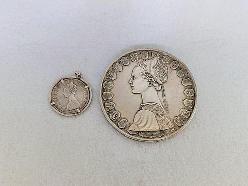 Italië. 500 Lire silver + Medal Ag .925 - total 206 gr Ag, Postzegels en Munten, Munten en Bankbiljetten | Toebehoren