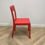 Segis Pacific kunststof kantinestoel, rood, Huis en Inrichting, Stoelen, Gebruikt, Ophalen of Verzenden, Rood, Eén