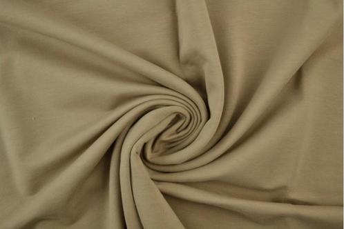 10 meter french terry - Taupe, Hobby en Vrije tijd, Stoffen en Lappen, 120 cm of meer, 200 cm of meer, Overige kleuren, Nieuw