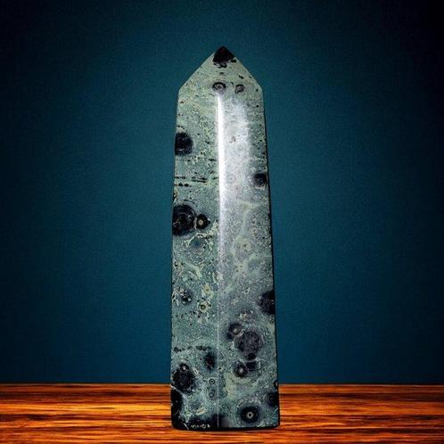 Kambaba Jasper Obelisk - Beste kwaliteit - Hoogte: 185 mm -, Verzamelen, Dierenverzamelingen