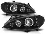 Koplampen Renault Megane 99-02 Angel Eyes zwart, Ophalen of Verzenden, Nieuw