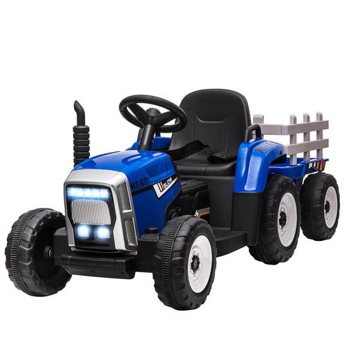 TRUUSK Elektrische Kindtractor Met Afstandsbediening En Aanh, Kinderen en Baby's, Speelgoed | Buiten | Accuvoertuigen, Nieuw, Verzenden