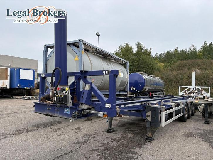 LAG O-3-CC -oplegger, Zakelijke goederen, Machines en Bouw | Transport, Ophalen of Verzenden