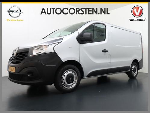Renault Trafic 1.6dCi L1H1 T27 3-Pers. Elektrische Ramen en, Auto's, Bestelauto's, Dealer onderhouden, Lease, Zwart, Handgeschakeld