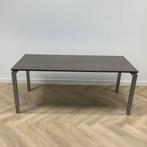Tweedehands verstelbaar bureau / tafel 180x80 cm, grijs -, Huis en Inrichting, Bureaus, Ophalen of Verzenden, In hoogte verstelbaar