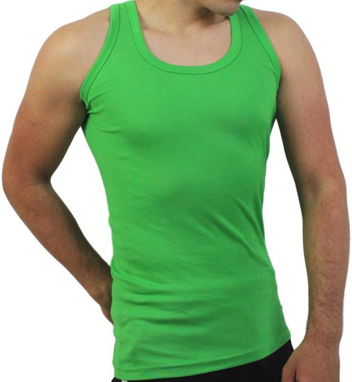 Bonanza hemd - Regular - 100% katoen - felgroen, Kleding | Heren, Ondergoed, Verzenden