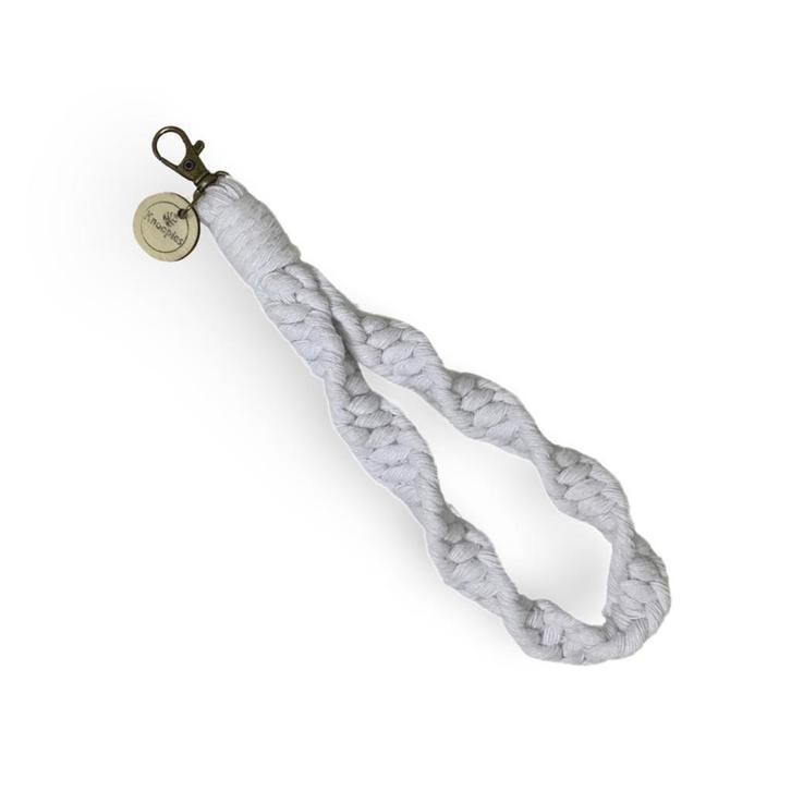 Macramé Pols Keycord - Twist - Katoen - Macramé -, Verzamelen, Sleutelhangers, Nieuw, Overige typen, Ophalen of Verzenden