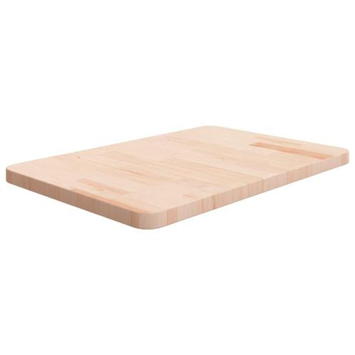 vidaXL Wastafelblad 60x40x2,5 cm onbehandeld massief, Huis en Inrichting, Keuken | Keukenelementen, Bruin, Nieuw, Verzenden