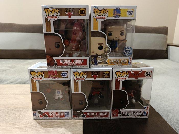Funko - Funko Pop Michael Jordan; Stephen Curry - 2010-2020, Antiek en Kunst, Antiek | Speelgoed