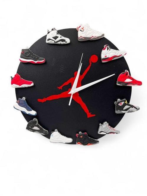 Nike Air Jordan - Reclamebord - reclameklok - Plastic, Antiek en Kunst, Antiek | Wandborden en Tegels