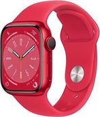 Apple Watch Series 8 41 mm kast van rood aluminium op rood, Verzenden, Gebruikt