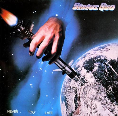 LP gebruikt - Status Quo - Never Too Late, Cd's en Dvd's, Vinyl | Rock, Verzenden