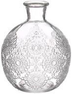 Gekleurd glazen flesje bologna vaasje kandelaar clear ø9,5, Ophalen of Verzenden, Nieuw