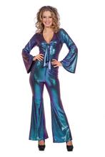 Catsuit Disco Kostuum Dames, Kleding | Dames, Verzenden, Nieuw