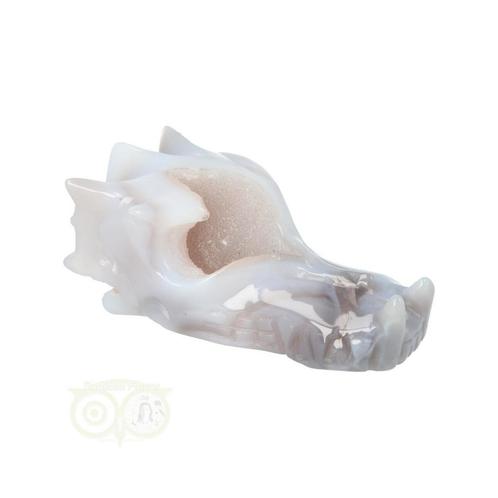 Agaat Geode Drakenschedel 157 gram, Sieraden, Tassen en Uiterlijk, Edelstenen, Nieuw, Verzenden