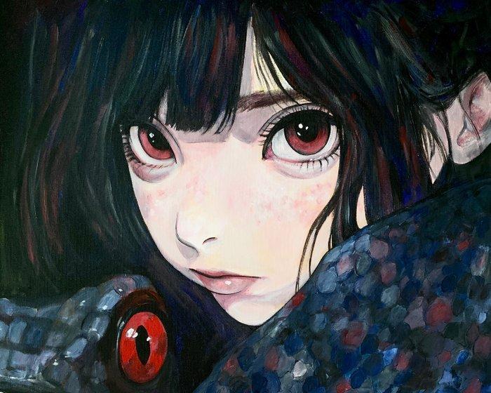 Roger Haus -  - The Red & The Black, Antiek en Kunst, Kunst | Designobjecten