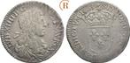 1/12 Ecu Bordeaux 1663 K Frankreich: Ludwig Xiv, 1643-1715:, Postzegels en Munten, Verzenden