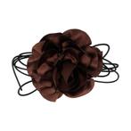 Haarband Bloem - Veter Striklint - Bruin, Nieuw